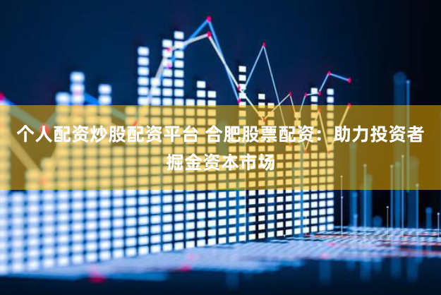 个人配资炒股配资平台 合肥股票配资：助力投资者掘金资本市场