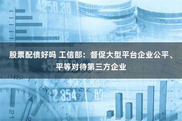 股票配债好吗 工信部：督促大型平台企业公平、平等对待第三方企业