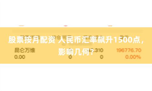 股票按月配资 人民币汇率飙升1500点，影响几何？